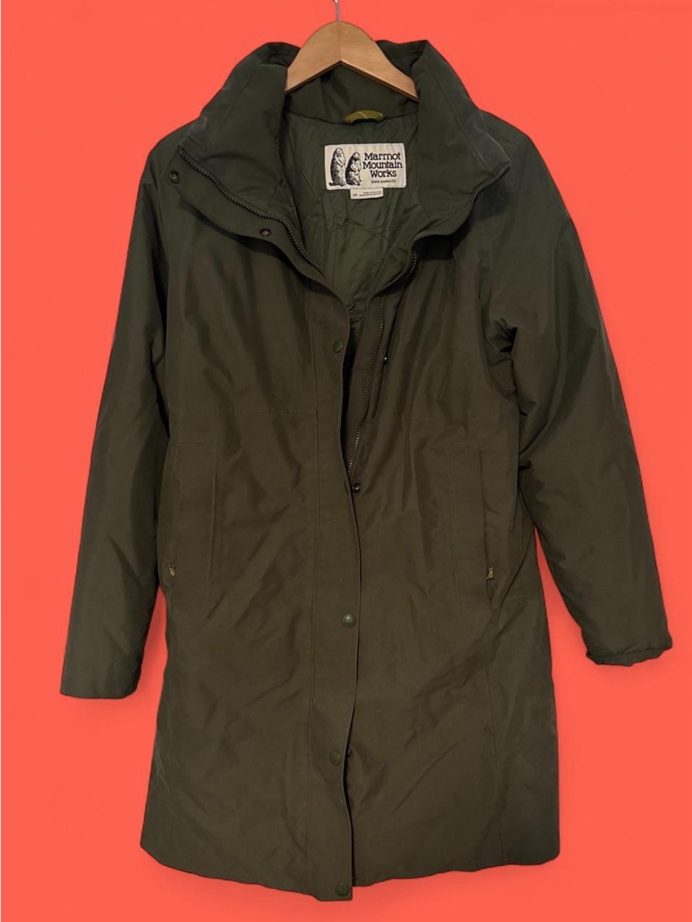 Marmot Women's Chelsea Dark Olive Winter Puffer Coat